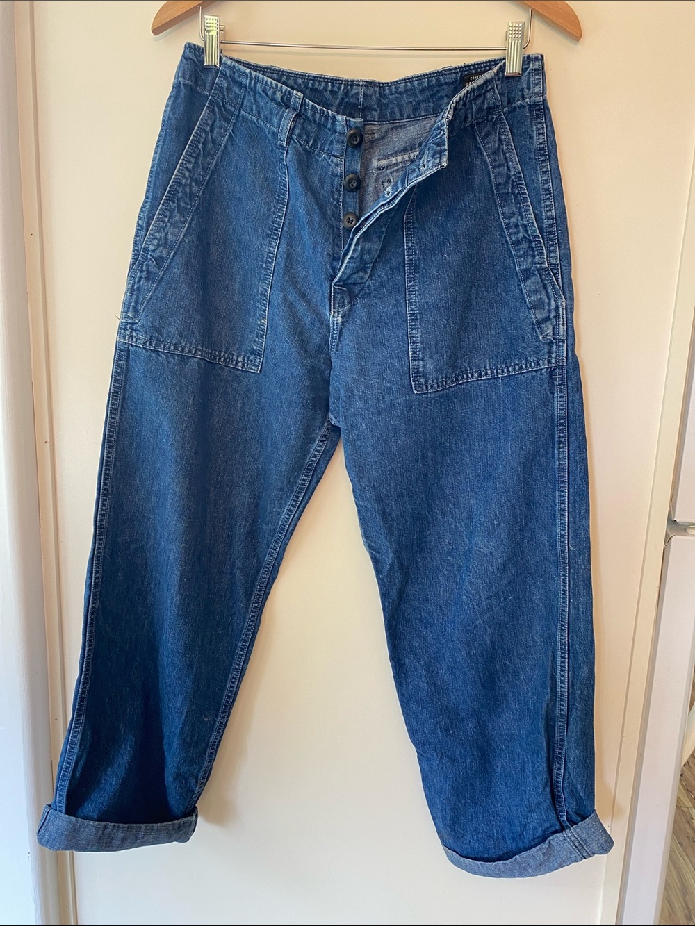 imogene + willie Relaxed Indigo Workwear Jeans Medium 💙🔥🤩